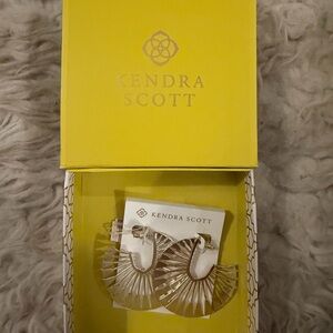 Kendra Scott Gold Fan Deanne Earrings